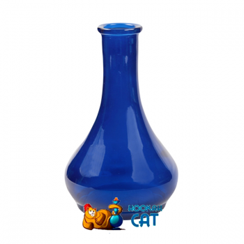 Колба для кальяна Vessel Glass Drops Капля Синяя купить в Москве быстро и недорого